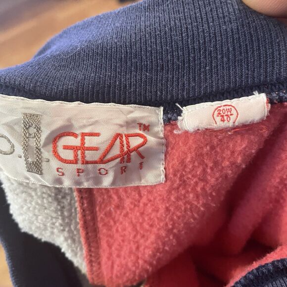 Vintage Gear Sport 90s Colorblock Sweatshirt Sweater Pullover Womens Size 20w - Picture 6 of 11